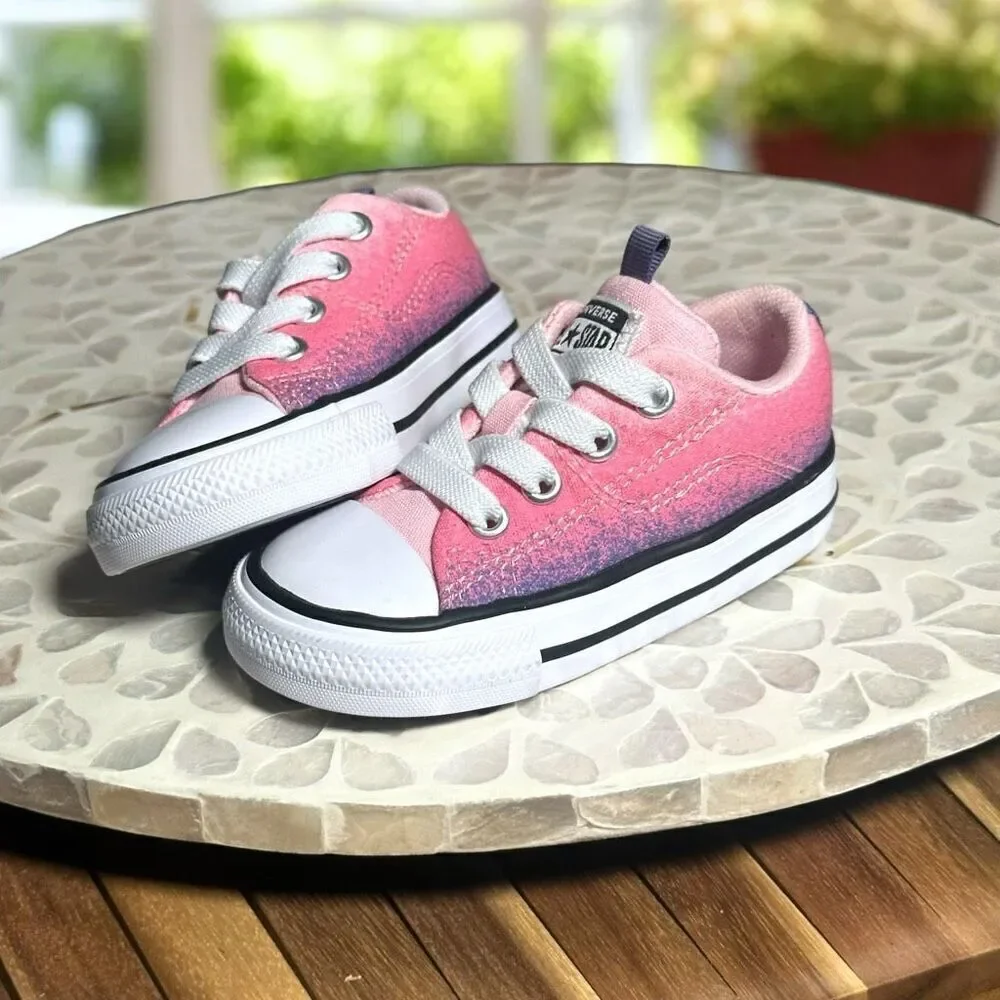 Converse Chuck Taylor All Star Rave Sneaker Toddler Size 5 Pink Purple Ombre New